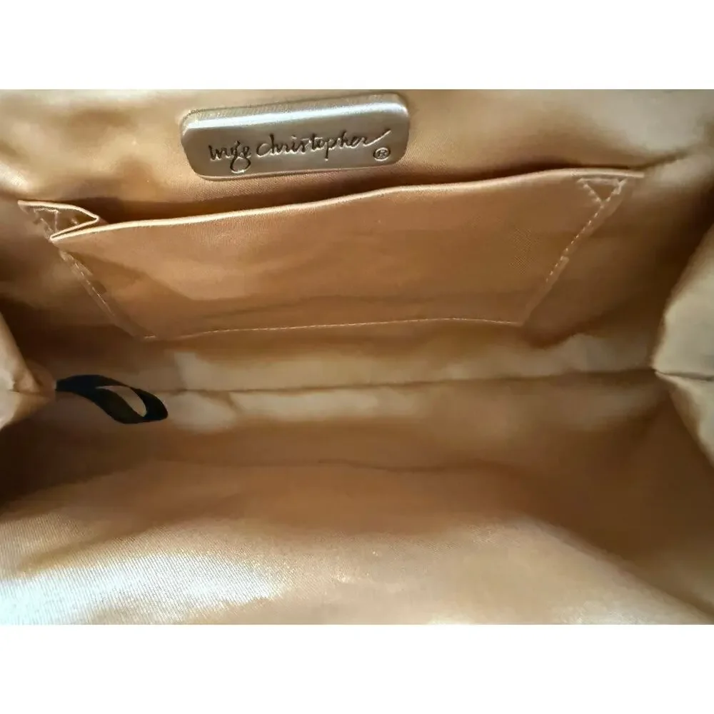 Inge Christopher satin evening bag